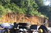 Speeding LPG tanker overturns at Nekkilady